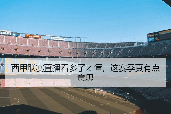西甲联赛直播看多了才懂，这赛季真有点意思
